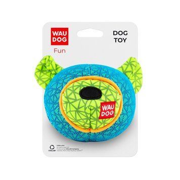 Игрушка для собак WAUDOG Fun,"Мишка", Ш 12 см, Дл 11см голубой 62052 фото
