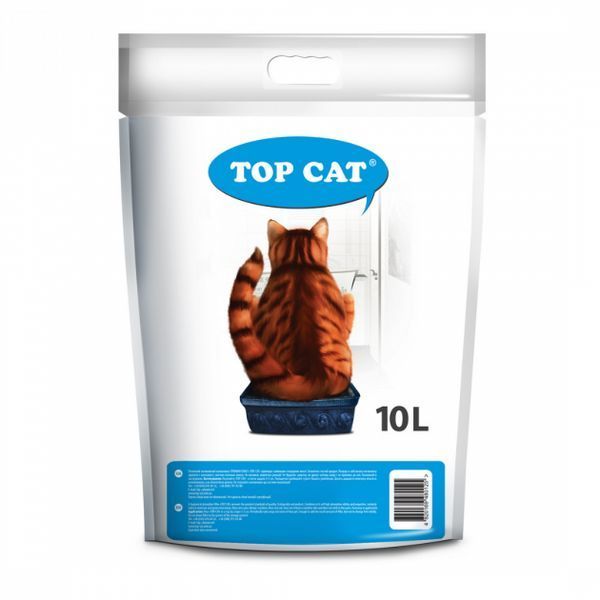 Силікагелевий наповнювач Топ Кет TOP CAT Premium 10 л для котячого туалету 28069 фото