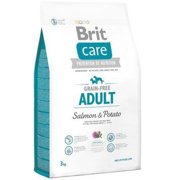 Сухой корм для собак весом до 25 кг Брит Brit Care GF Adult Salmon & Potato 3 кг 132725/0153 фото