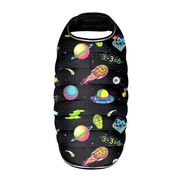 Курточка-накидка для собак WAUDOG Clothes, малюнок "Рік і Морті 2", XS, А 26 см, B 33-41 см, C 18-26 см 502-0281 фото