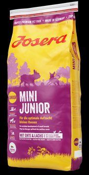 Сухий корм Josera MiniJunior (МініЮніор) для цуценят і дорослих собак дрібних порід, 15 кг 901488 фото
