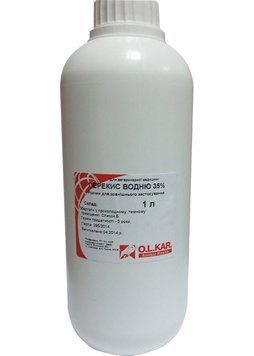 Перекис водню 35% 1 л 6445 фото