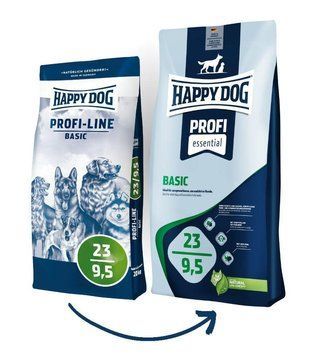 Happy Dog PROFI-LINE Profi Basic 23/9.5 збалансований сухий корм для всіх порід собак, 20 кг 3129 фото