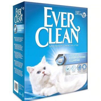 Наполнитель для кошачьего туалета Эвер Клин Ever Clean Extra Strong Clumping Unscented Экстра сила без запаха, 10 л 123441 фото