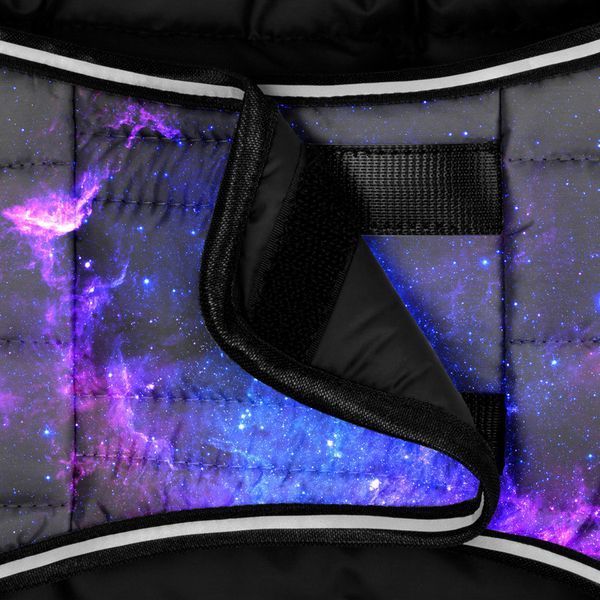 Курточка-накидка для собак WAUDOG Clothes, малюнок "NASA21", S, А 32 см, B 41-51 см, C 25-35 см 503-0148 фото