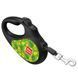 Повідець-рулетка для собак WAUDOG R-leash, малюнок "Авокадо", XS, до 12 кг, 3 м, світловідбивна стрічка чорний 8123-0048-01 фото 2
