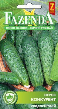 Семена огурца Конкурент 1г, (+/-35 шт.) FAZENDA, O.L.KAR 16769 фото