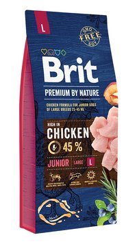 Сухий корм Бріт Brit Premium Junior L для цуценят і молодих собак великих порід віком від 3 до 24 місяців, 15 кг 170824/6437 фото