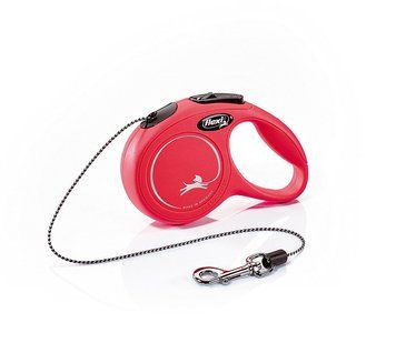 Повідець-рулетка Flexi Classic XS трос 3 м / 8 кг (Червоний) В23402 фото