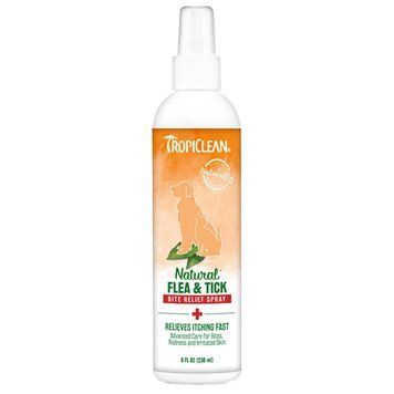 Заспокійливий спрей для собак і котів TropiClean Flea&Tick проти подразнення від укусів бліх і кліщів, 236 мл В320420 фото