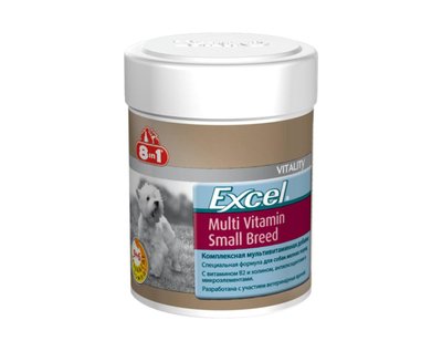 Вітаміни 8in1 Excel Multi Vitamin Small Breed для собак дрібних порід 70 таблеток 901631 фото