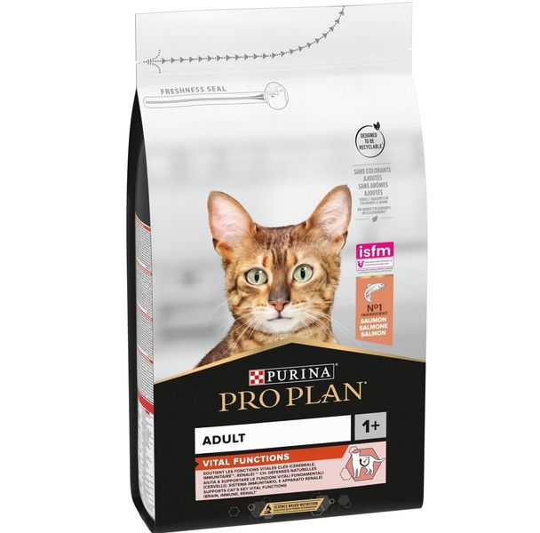 Сухий корм Purina Pro Plan Original Adult Salmon 10 кг корм для кішок з лососем п100058 фото