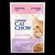 Влажный корм Cat Chow Sensitive для взрослых кошек с чувствительным пищеварением с лососем и цуккини, 85 г п150133 фото 1