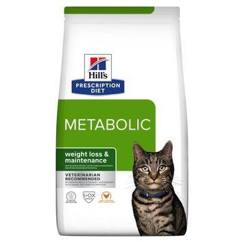 Полнорационный корм Hills Хиллс PD Metabolic 3кг для кошек на диете (поддерж. здоровой массы тела) с курицей 605940 фото
