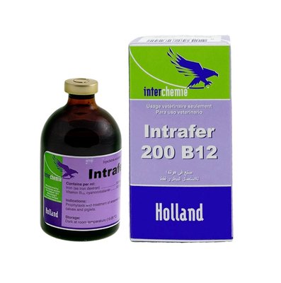 Інтрафер (Intrafer) 200-B12 флакон 100 мл Interchemie Нідерланди (залізо) (термін до 05.2026 р) і-228429 фото