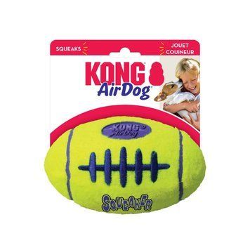 Игрушка для собак Конг KONG AirDog Squeaker Football регби мяч с пискавкой, размер M 775234 фото