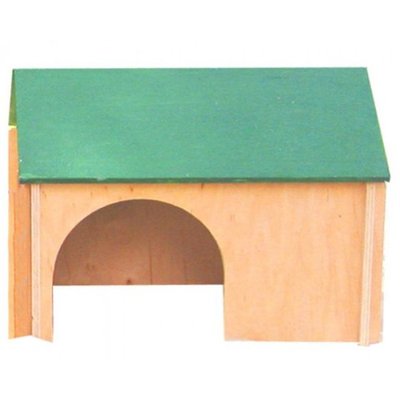 Будиночок для кролика (колір, дерево) Д017 фото