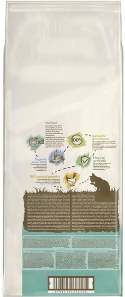 Сухой корм для кошек Cat Chow Hairball против образования волосяных шаров с курицей 15 кг п100028 фото