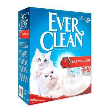 Наполнитель для кошачьего туалета Эвер Клин Ever Clean Multiple Cat Мультикет, 10 л х123450 фото