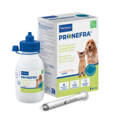 Пронефра Pronefra 60 мл пероральна суспензія при хронічних хворобах нирок у котів і собак Virbac і-901498 фото