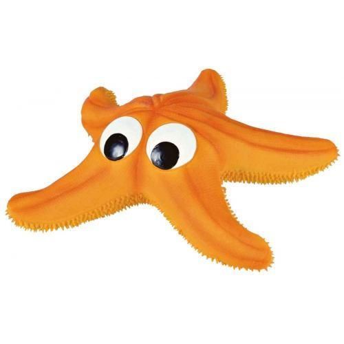 Игрушка Trixie Морская звезда с пискавкой для собак, d:23 см (латекс) 3516 фото