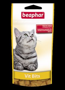 Beaphar Vit Bits 35г-подушечки з мультивітамінної пастою для кішок (12625) BAR12625 фото