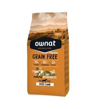 Сухий корм для собак Овнат Ownat Grain Free з ягням, 12 кг 701504 фото