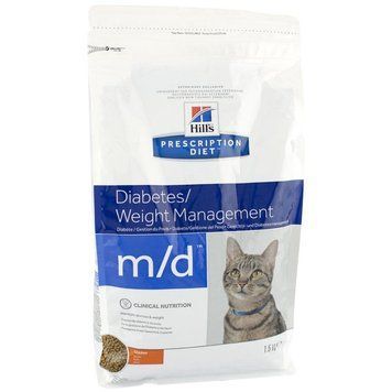 Hills Prescription Diet Diabetes/Weight Management m/d Chicken леч. сахар диабет кошек 5кг 5516 фото