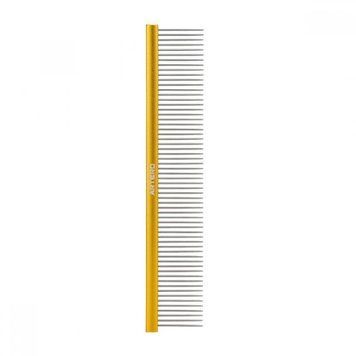 Металевий гребінь Artero Giant Golden Comb Nature Collection для роботи із середньою та довгою шерстю тварин, довжина 25 см В-P273 фото