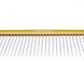 Металевий гребінь Artero Giant Golden Comb Nature Collection для роботи із середньою та довгою шерстю тварин, довжина 25 см В-P273 фото 4