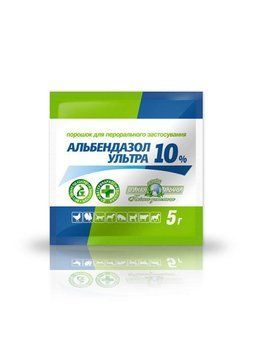 Альбендазол ультра 10% порошок 5 г O.L.KAR. 5423 фото