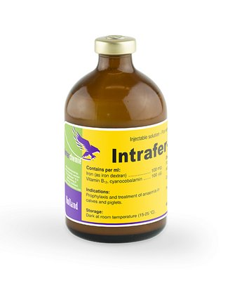 Інтрафер (Intrafer) 100-B12 флакон 100 мл Interchemie Нідерланди (залізо) (термін до 04.2026 р) 28429 фото