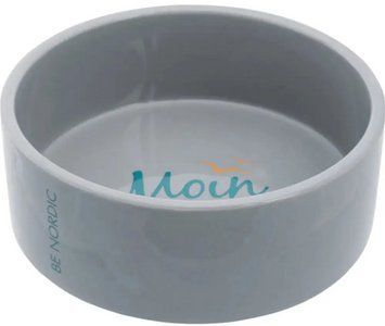 Миска для собак Trixie Be Nordic Moin керамічна 1,4 л 20 см сірий TX24355 фото
