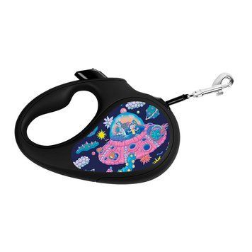 Поводок-рулетка для собак WAUDOG R-leash, рисунок "Рик и Морти 1", S, до 15 кг, 5 м, светоотражающая лента 8124-0280-01 фото