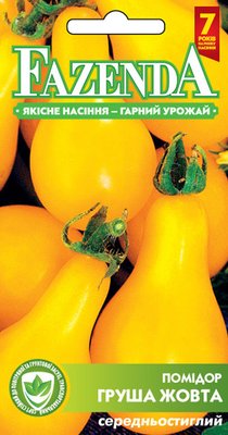 Насіння томату Груша жовта 0.1 г, FAZENDA, O. L. KAR 16871 фото