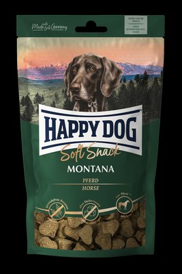 Лакомство Happy Dog Soft Snack Montana для собак больших пород (конина/картофель), 100 г В60689 фото