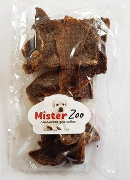 Ласощі Вим'я яловиче сушене 100 г Mister Zoo 555-28 фото