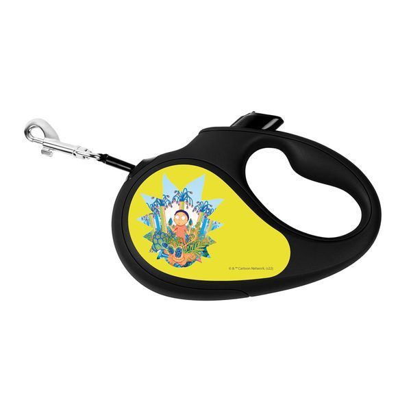Повідець-рулетка для собак WAUDOG R-leash, малюнок "Рік і Морті 2", світловідбивна стрічка, L, до 50 кг, 5 м 8126-0281-01 фото