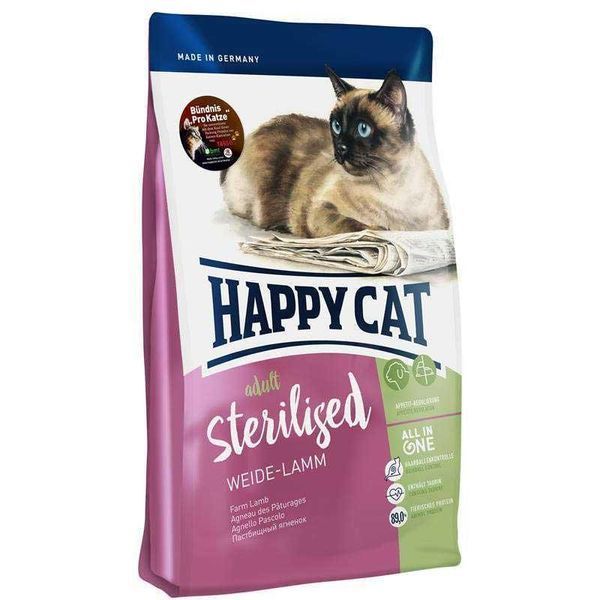 Сухий корм Happy Cat Sterilised Weide Lamm для стерилізованих кішок з ягням, 10 кг В70586 фото
