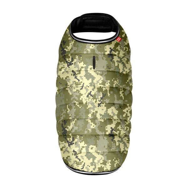 Курточка-накидка для собак WAUDOG Clothes, рисунок "Милитари", XL, А 47 см, B 68-80 см, С 42-52 см 506-4026 фото