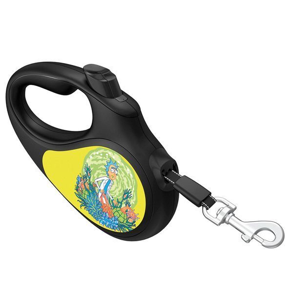 Поводок-рулетка для собак WAUDOG R-leash, рисунок "Рик и Морти 2", светоотражающая лента, M, до 25 кг, 5 м 8125-0281-01 фото