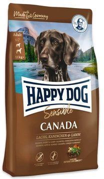 Happy Dog Sens Canada для собак із підвищеною чутливістю до кормів лосось кролик (без злаків) 4 кг В3582 фото