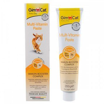 Мультивітамінна паста ДжімКет GimCat Multi-Vitamin для котів 200 г 5072 фото