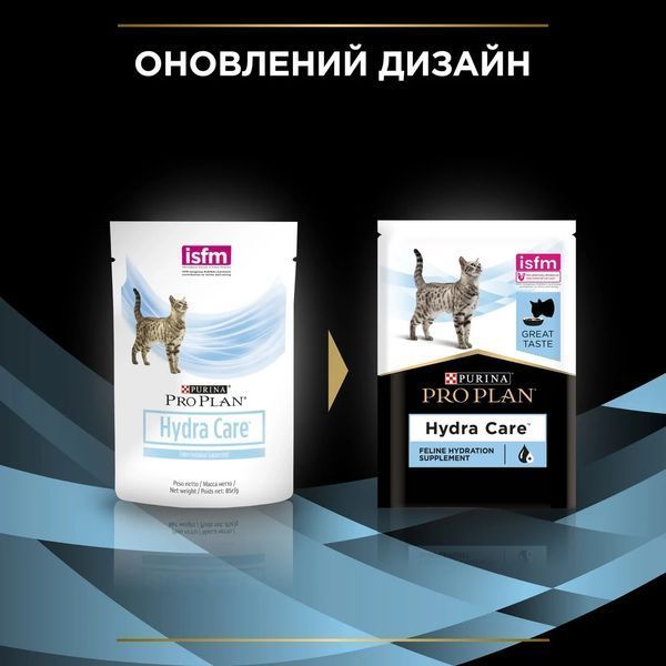 Упаковка Pro Plan Hydra Сare для кошек увеличение потребления воды и разведение мочи 10x85 г п100134 фото