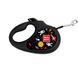 Поводок-рулетка для собак WAUDOG R-leash, рисунок "NASA", S, до 15 кг, 5 м, светоотражающая лента черный 8124-0047-01 фото 1