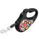 Поводок-рулетка для собак WAUDOG R-leash, рисунок "Пончики", S, до 15 кг, 5 м, светоотражающая лента черный 8124-0070-01 фото 4