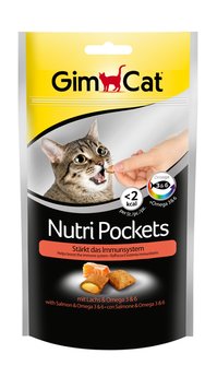 GimCat Nutri 60г - хрусткі подушки для кішок з лососем (400730 ) 6538 фото