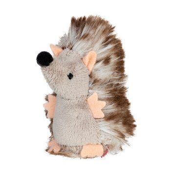 Игрушка для котов Ежик с погремушкой GiGwi Catch&scratch плюш, искусственный мех, 7 см 75029 фото