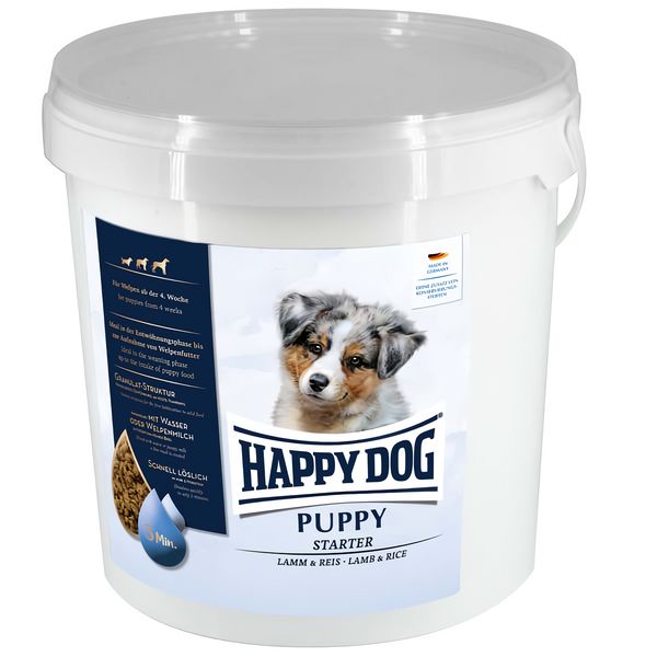 Сухой корм Happy Dog Puppy Starter Lamm&Reis для щенков всех пород с 4-6 недель жизни (ягненок и рис), 4 кг В60988 фото