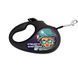Поводок-рулетка для собак WAUDOG R-leash, рисунок "Космос. Ракетостроение", светоотражающая лента, L, до 50 8126-0124-01 фото 1